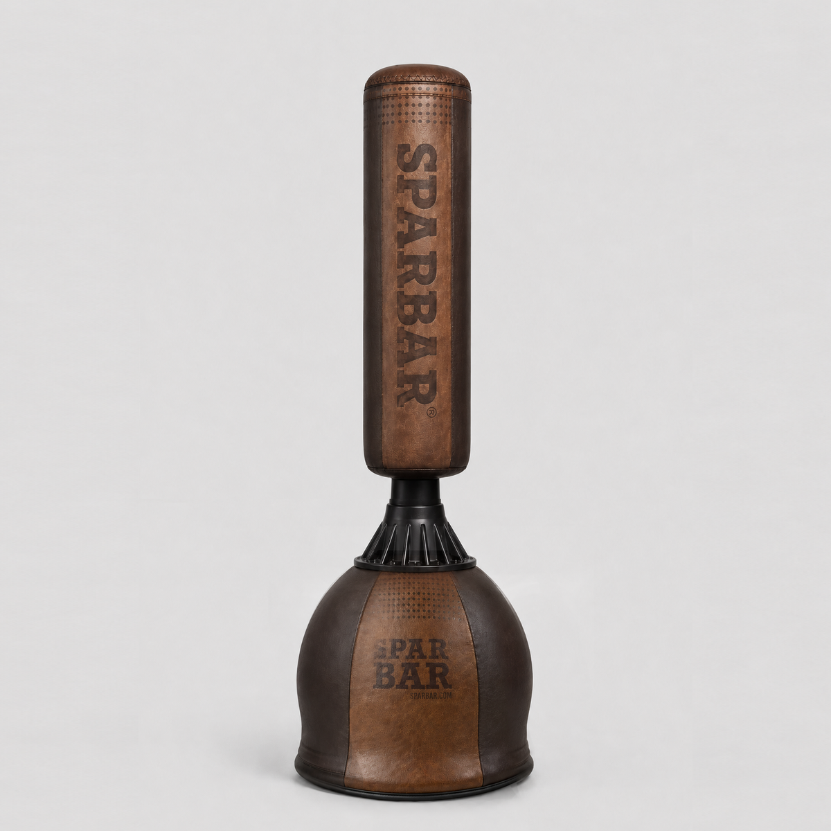 SPARBAR PRO STANDING 5FT PUNCH BAG + GLOVE SET - VINTAGE BROWN
