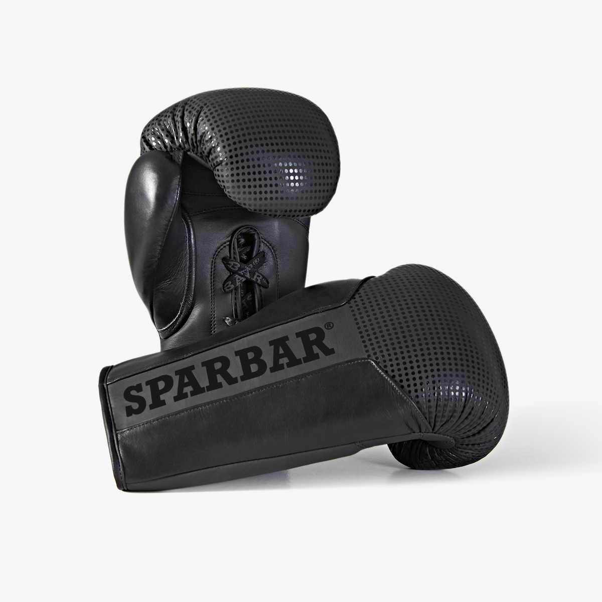 SPARBAR® SB1 LACED BOXING GLOVE MIDNIGHT BLACK SPARBAR LTD