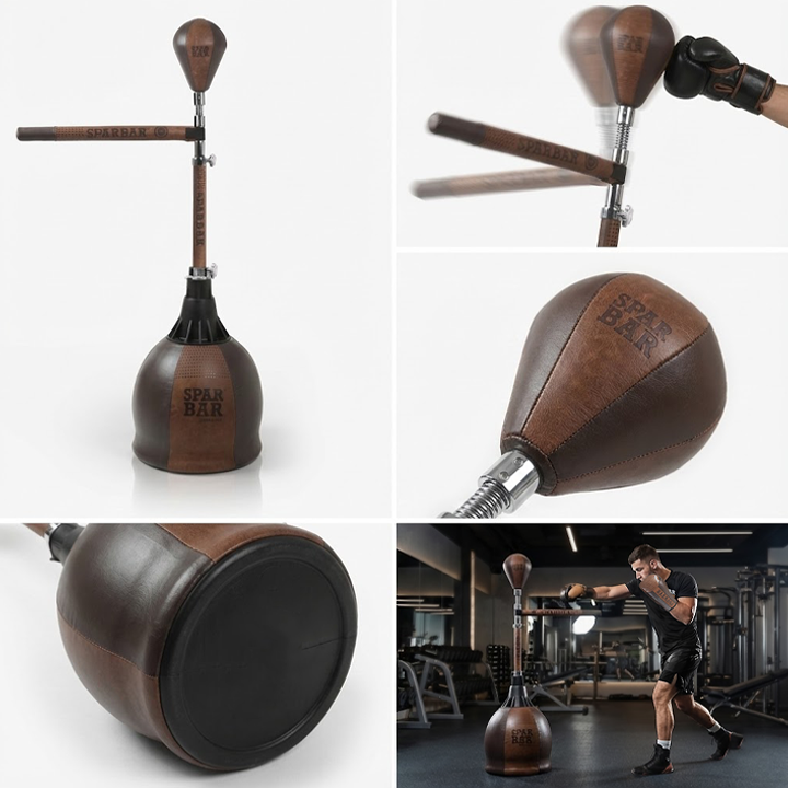 SPARBAR® PRO 6X - VINTAGE BROWN - Boxing SPAR BAR Reflex Boxing