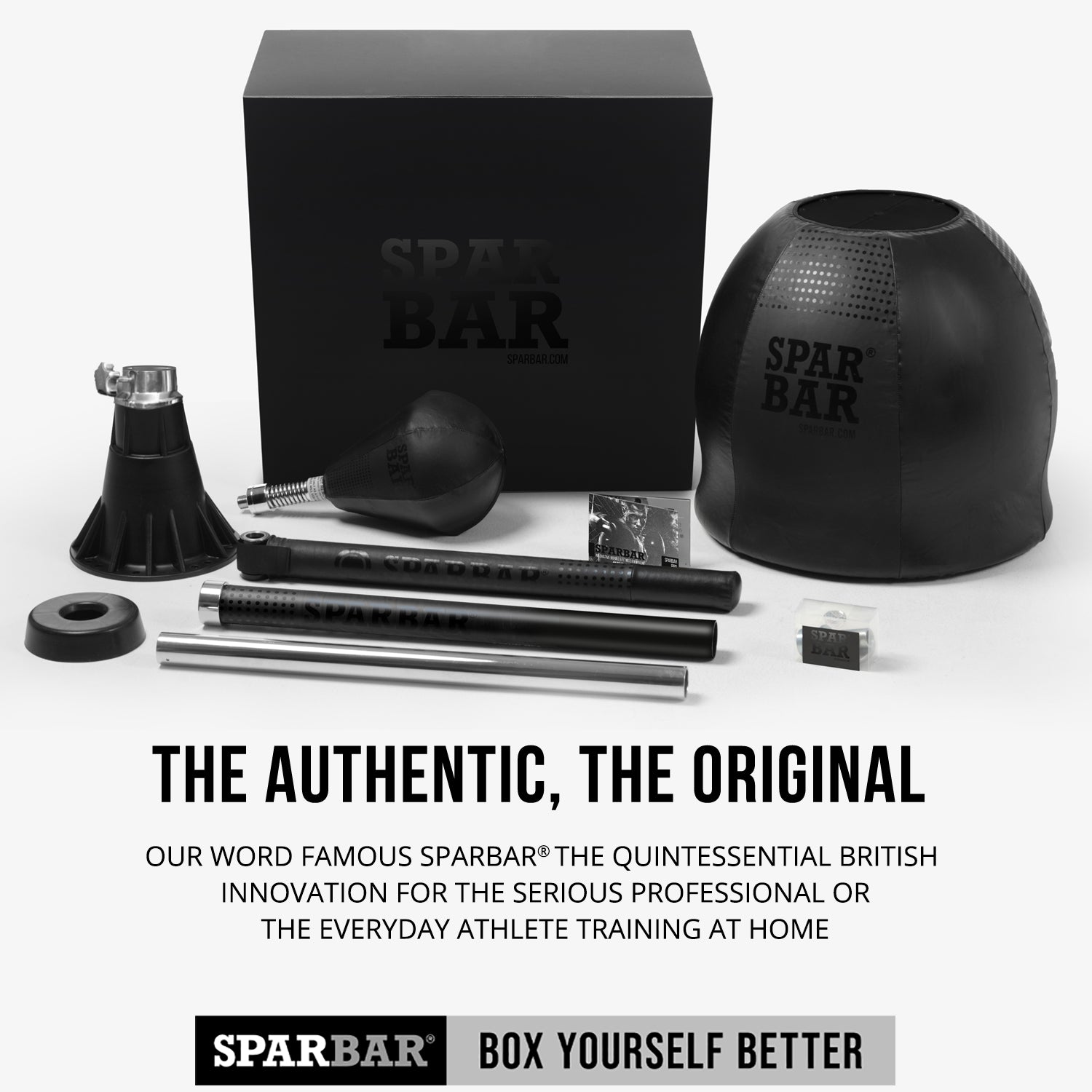 UFC spabar スパーバー SPARBAR® PRO 6X - MIDNIGHT BLACK - Boxing SPAR BAR Reflex Boxing