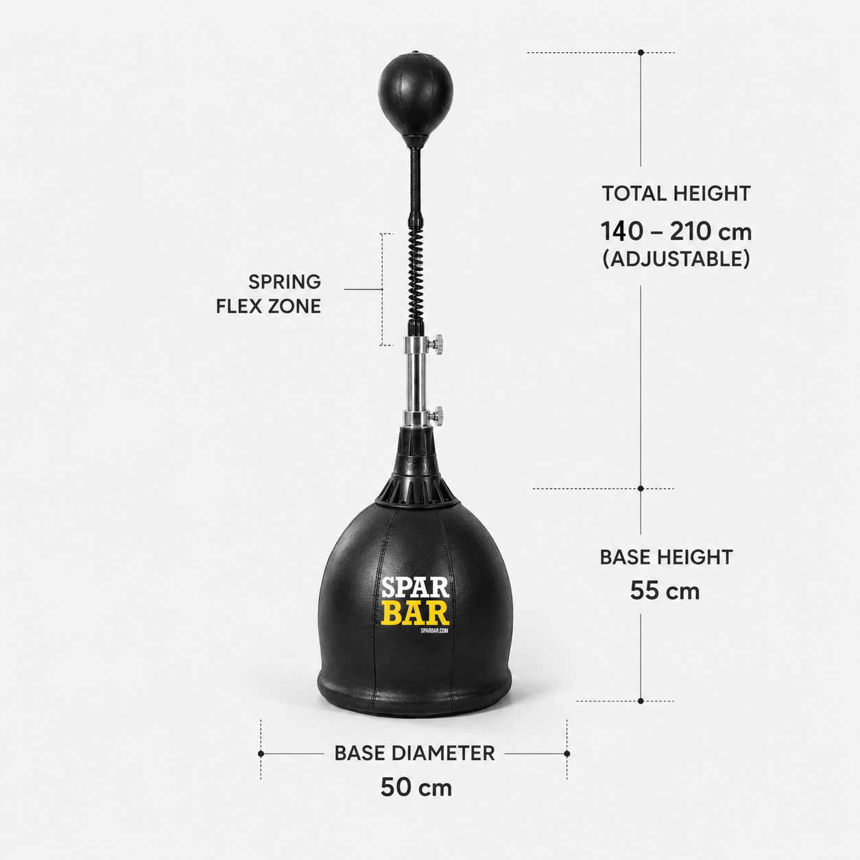 SPARBAR® PRO COBRA REFLEX BOXING PUNCH BAG - CLASSIC – SPARBAR BOXING