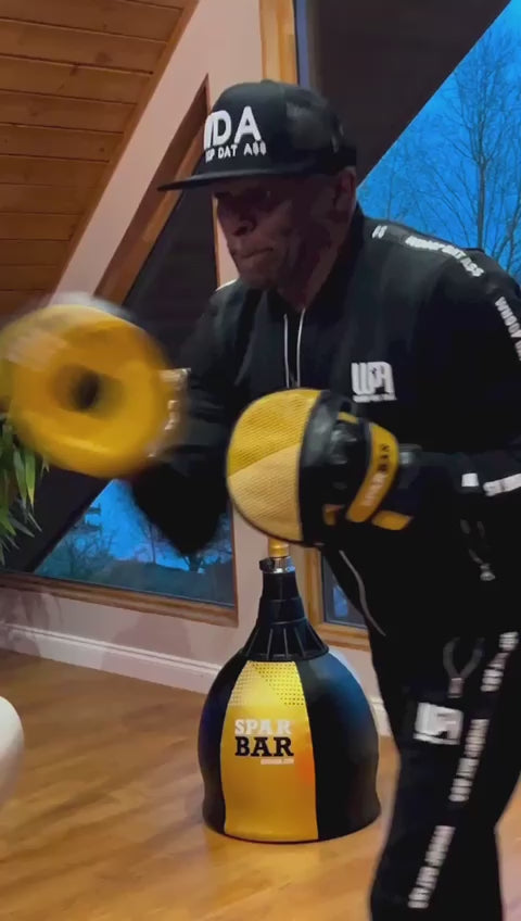 SPARBAR® SB1 FOCUS PADS - GOLD & BLACK – SPARBAR BOXING