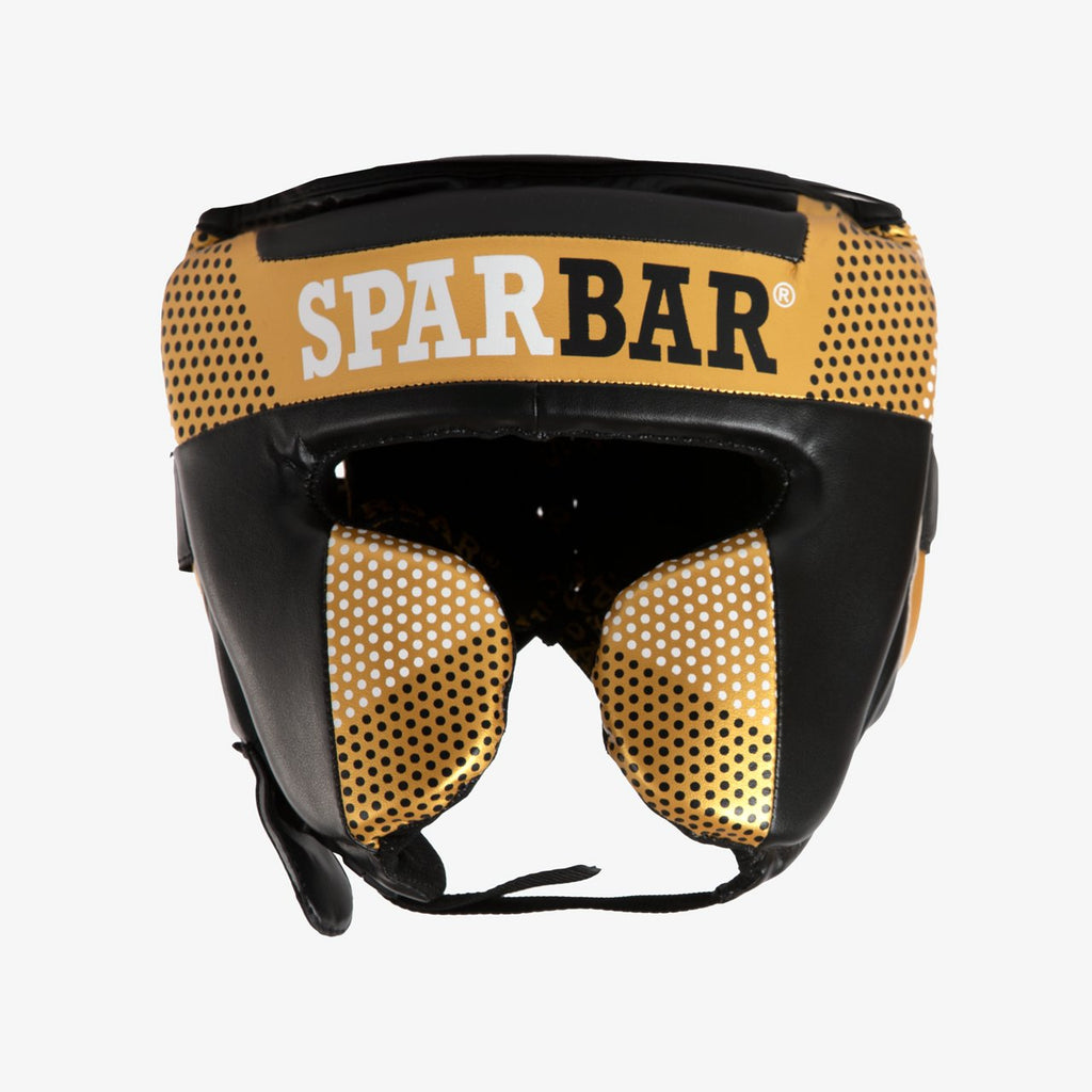 SPARBAR® SB1 FULL FACE HEADGUARD - GOLD & BLACK
