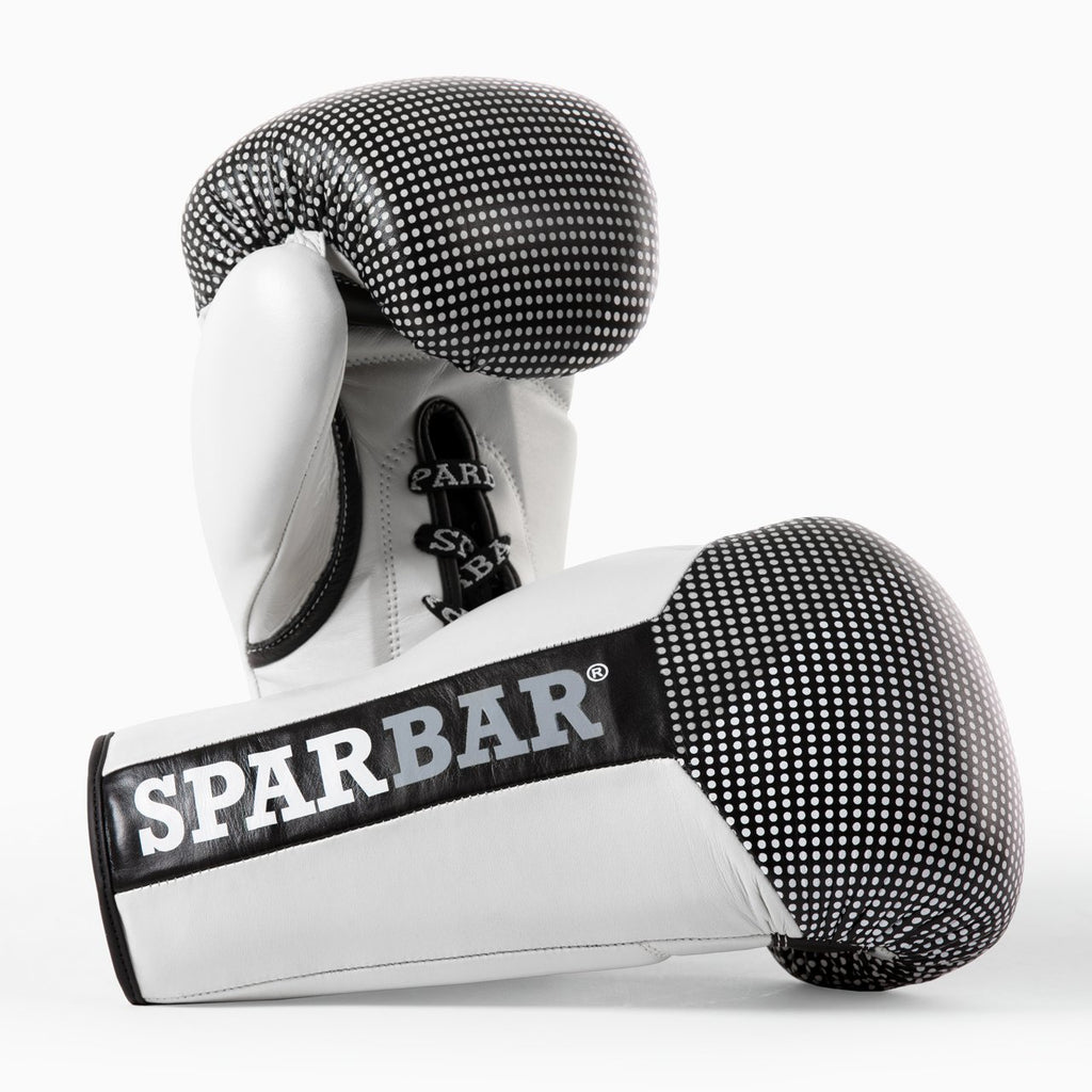 SPARBAR® SB1 LACED BOXING GLOVE - WHITE
