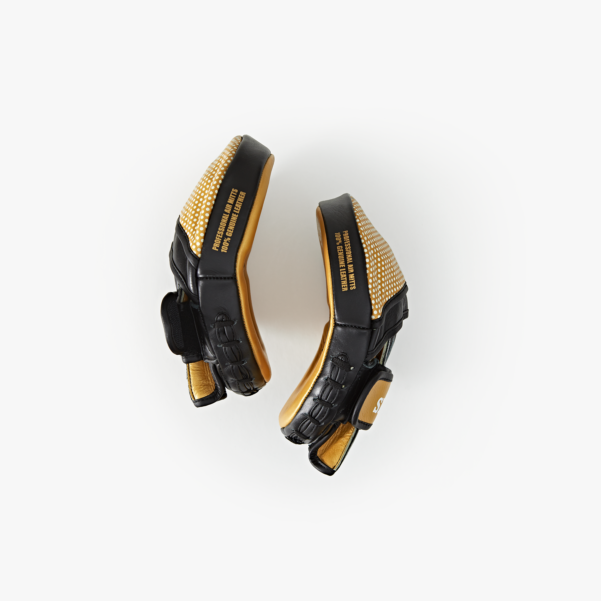 SPARBAR® SB1 FOCUS PADS - GOLD & BLACK – SPARBAR BOXING
